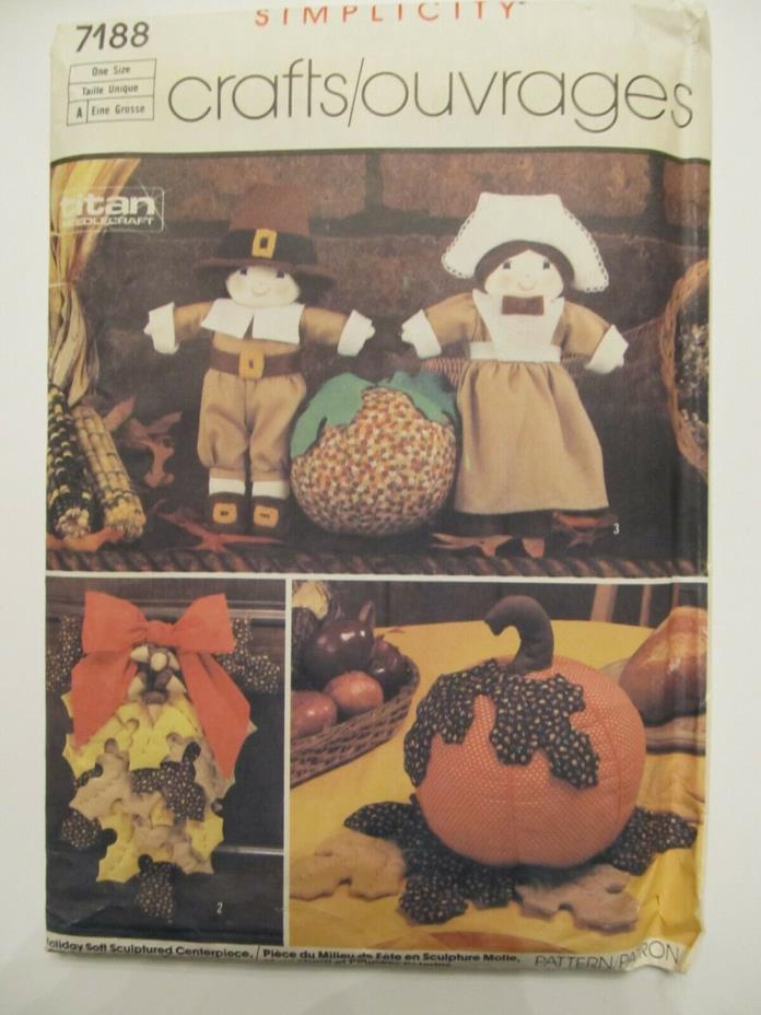 Simplicity 7188_Cloth Doll + FALL Decor Pattern_12
