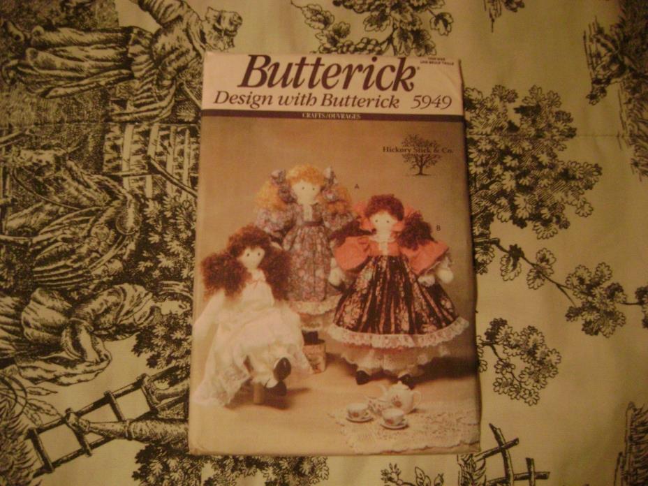 4 Crafts Sewing Pattern Butterick 5949 Simplicity 9003 McCall's 5985 5907 Uncut