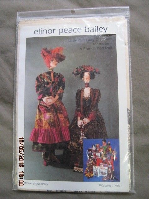 Elinor Peace Bailey Little Old Lady Original's Victorian Doll Pattern MONIQUE