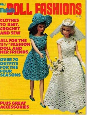 1976 Vol. 1 McCall's DOLL FASHIONS - Over 70 Outfits For The Four Seasons