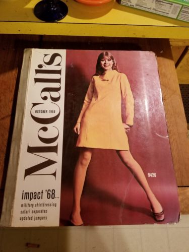 Impact 68' McCall's Patterns Counter Book Catalog October 1968