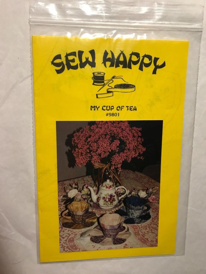 Sew Happy My Cup Of Tea #9801 Teacup Cozies! Unique Sewing Pattern