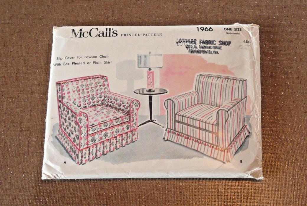 McCall's Vintage 1955 Sewing Pattern #1966  