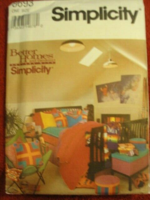 8693 Simplicity Better Homes Bedding Pattern Uncut