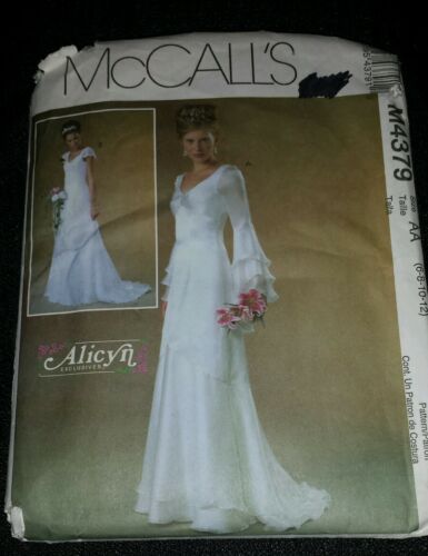 McCalls Wedding Dress Sewing Pattern M4379 Item #  43791 Alicyn Exclusives