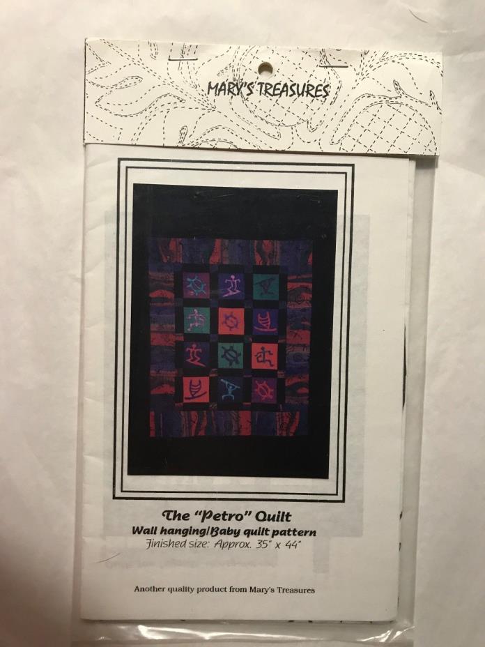 Mary's Treasures Petro Wall Hanging Baby Quilt Pattern 35