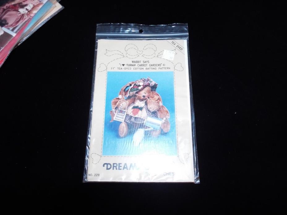 1 Vintage 1994 Sewing Crafting Pattern Dream Babies n Stitches Tea Tyed Bear