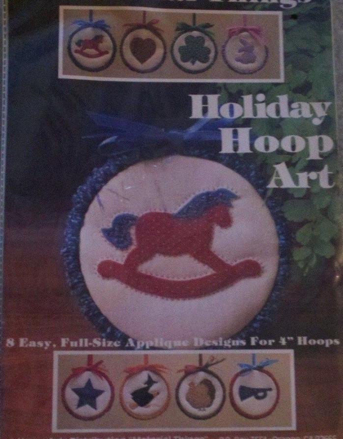 HOLIDAY HOOP ART - EIGHT Patterns (TURKEY, FRENCH HORN, HEART & MORE!)
