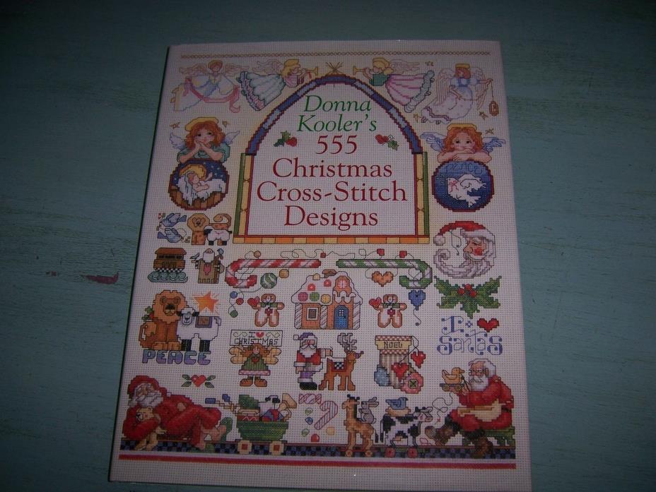 new Donna Kooler's 555 Christmas Cross Stitch Designs Hardback Book 1999