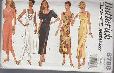 Women's  Dress  Sewing  Pattern Sz 6-12