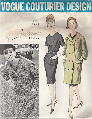 Vintage Sewing Pattern Vogue Couturier Design 1291 Ronald Paterson of London 12