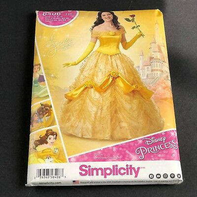 Simplicity Costume Sewing Pattern #8406 Misses Disneys Beauty & the Beast Belle