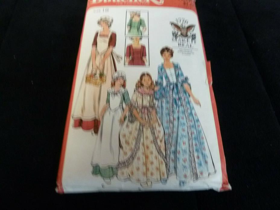 Butterick 4260 Misses Dolly Madison Costume Size 18
