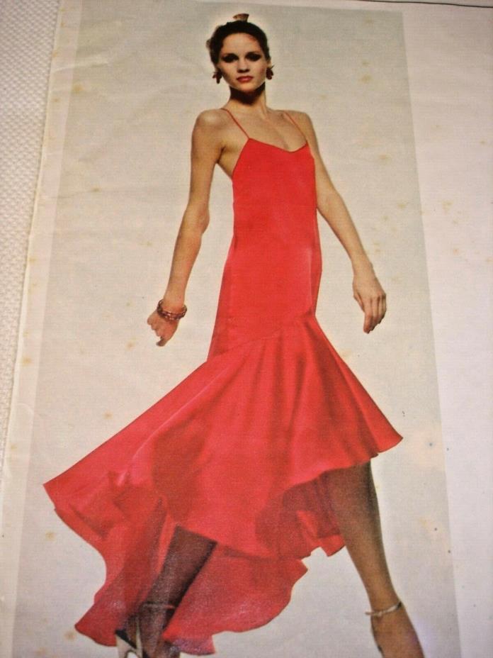 RARE Vogue American Designer #2144 Sewing Pattern Sz 12~Evening Gown Dress~Uncut