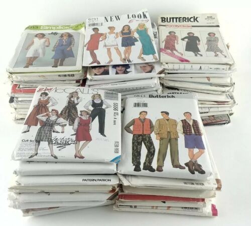 Lot Of 55 Preowned - Vintage Sewing Patterns - McCalls, Simplicity, Butterick