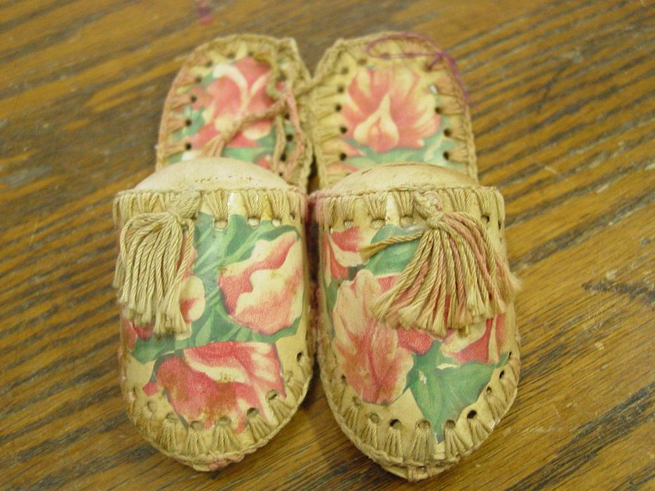 Antique Celluloid Pin Cushion Slippers 5