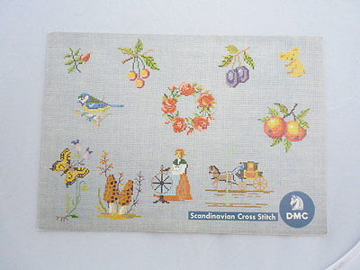 Scandinavian Cross Stitch Book Leaflet DMC No 81431-2