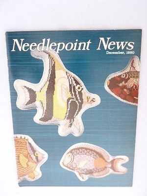 Needlepoint News Magazine Back IssueDecember 1980 Vintage