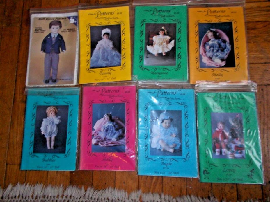 Lot 8 Connie Lee Finchum Doll Clothes Patterns