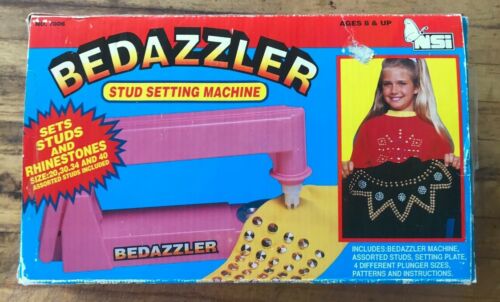 Vintage Bedazzler 1990s Sealed Studs Patterns In Box No 7806 Easter Gift Idea