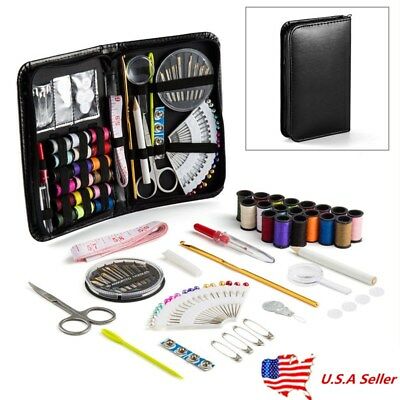 US! 91PCS Sewing Kit Portable Emergency Professional Sewing Set for Home Sewing