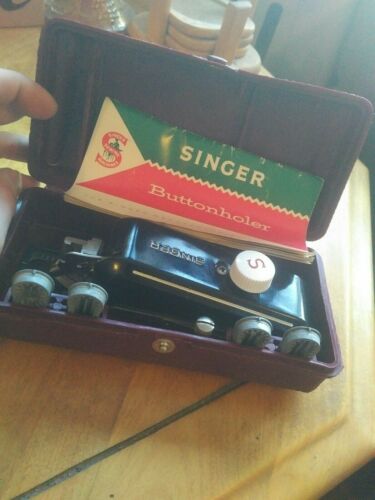 Vintage Singer Buttonholer (Singer Sewing Machines) 1960