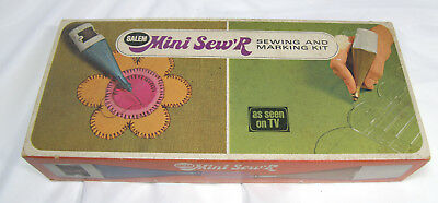 Salem Mini Sew'R Sewing and marking Kit Complete with Clear Guide Original Box