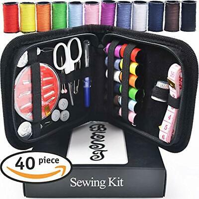 Needlepoint Sewing Kit Bundle Scissors, Thimble, Thread, Needles, Tape Measure,