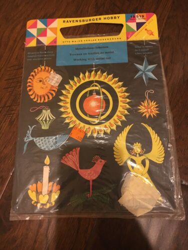 Vintage Ravensburger Hobby Metal Foil Craft Kit