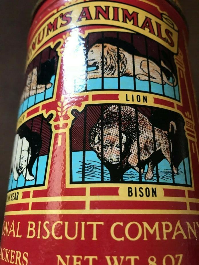 Vintage Barnum's Animals Cookies tin