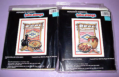 2 Monarch Horizons Take Along Kits - Indian Still Life with Peppers & Corn- Rare