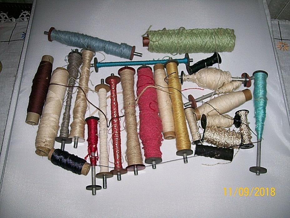 Vintage Bolts/Spools of Various Threads