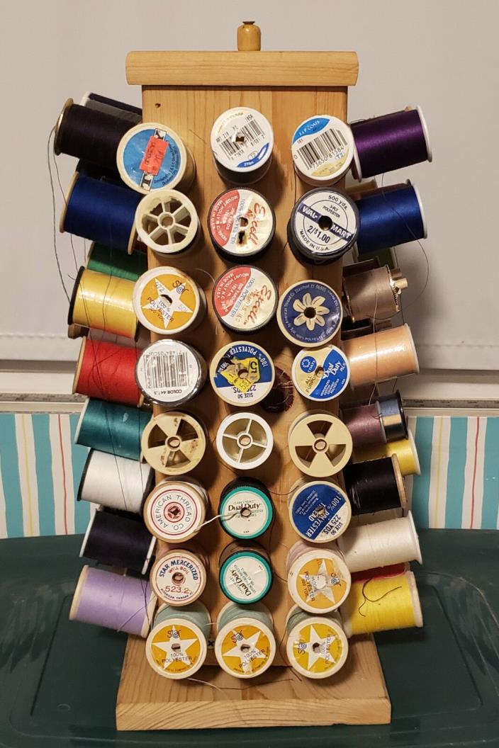 Thread SPOOL TREE Revolving Rack with 96 Pegs, 18