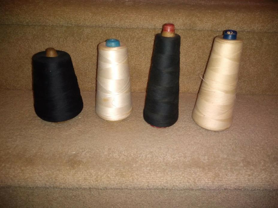 Vintage Sewing Machine Thread Cones Spools 4