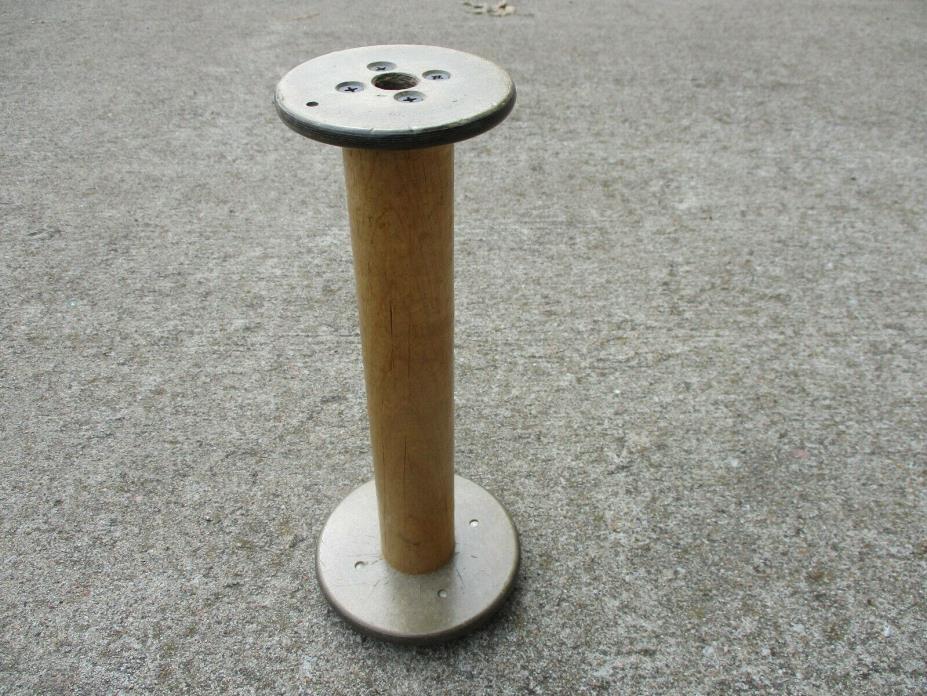 Vintage, Large Wooden Spool for Industrial Sewing Machine, 12 Inces Tall