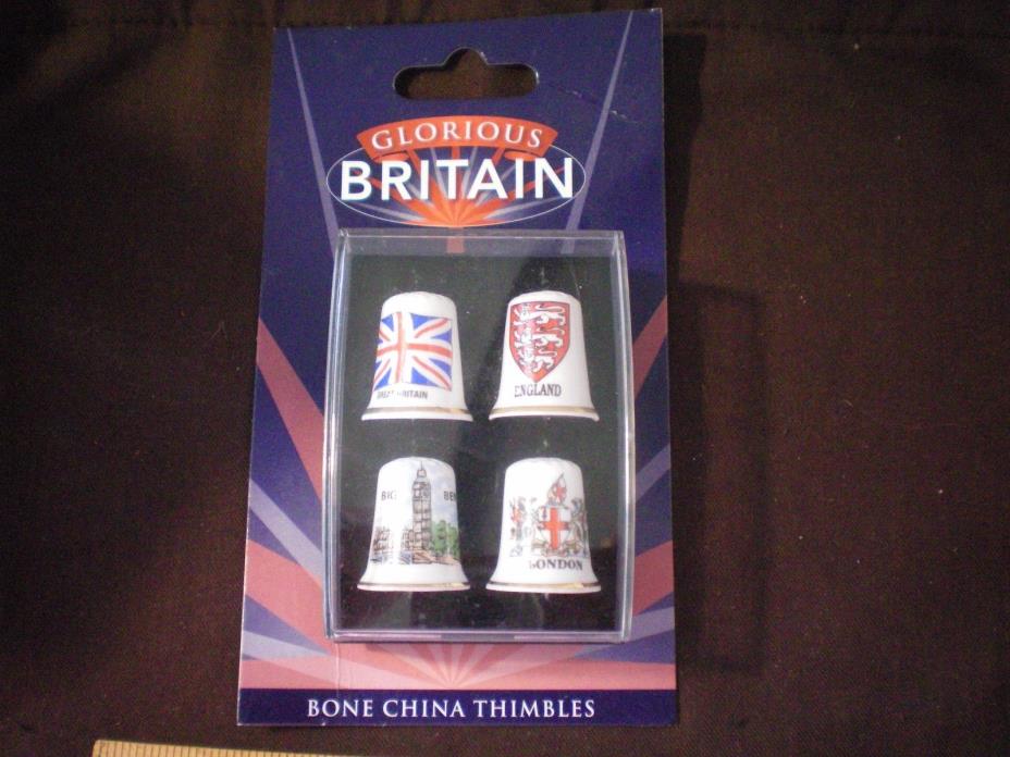 Britain BONE CHINA Thimbles SEALED!