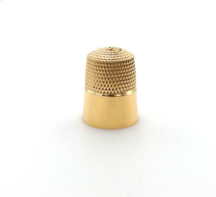 Tiffany & Co. 14K Yellow Gold Vintage Sewing Thimble Size 6 03550MN