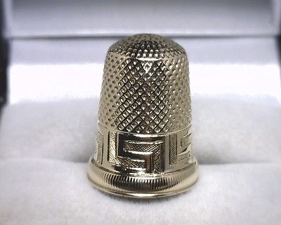 14K Yellow Gold Thimble