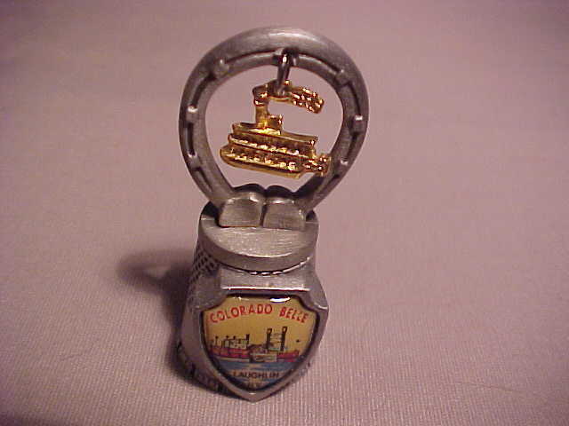 Vintage Sewing Pewter Thimble Colorado Belle Laughlin Nv