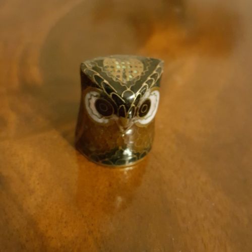 Owl Thimble-( Great for the sewaholic )