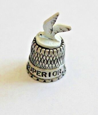 SUPERIOR, WISCONSIN Pewter Thimble