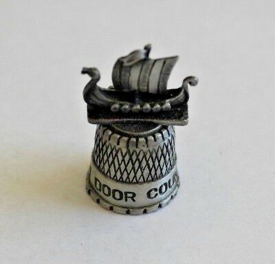 DOOR COUNTY, WI Pewter Thimble