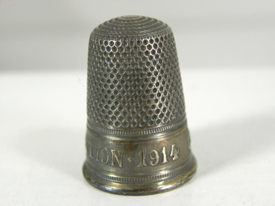 Vintage French Silver Thimble,