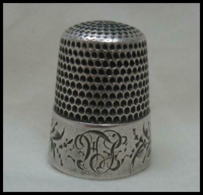 Vintage Sterling Thimble ¾