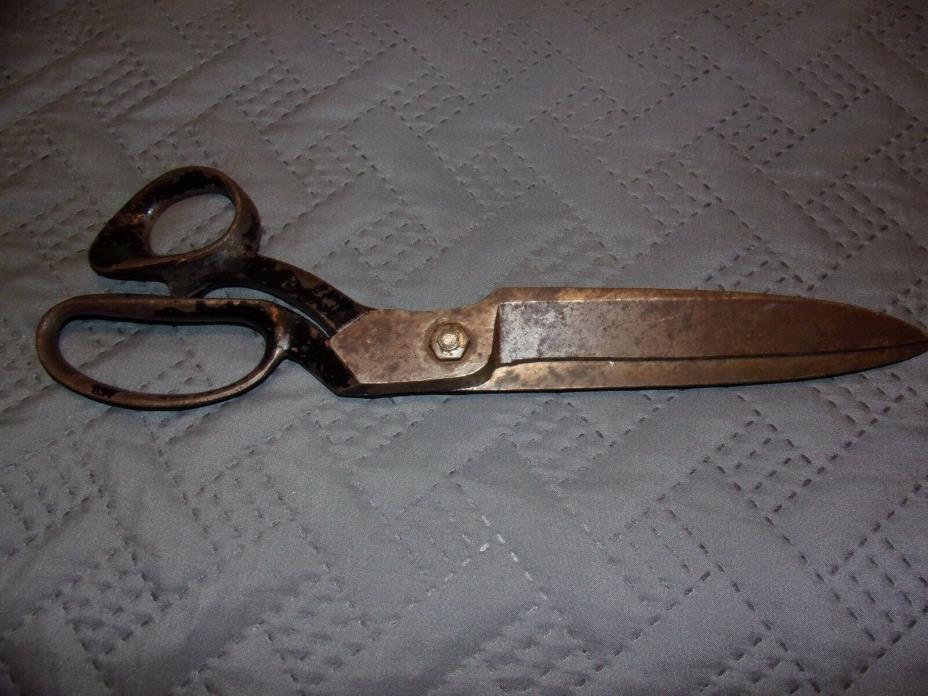 WOW Vintage WISS INLAID TAILOR'S SHEARS SCISSORS LARGE 12.5