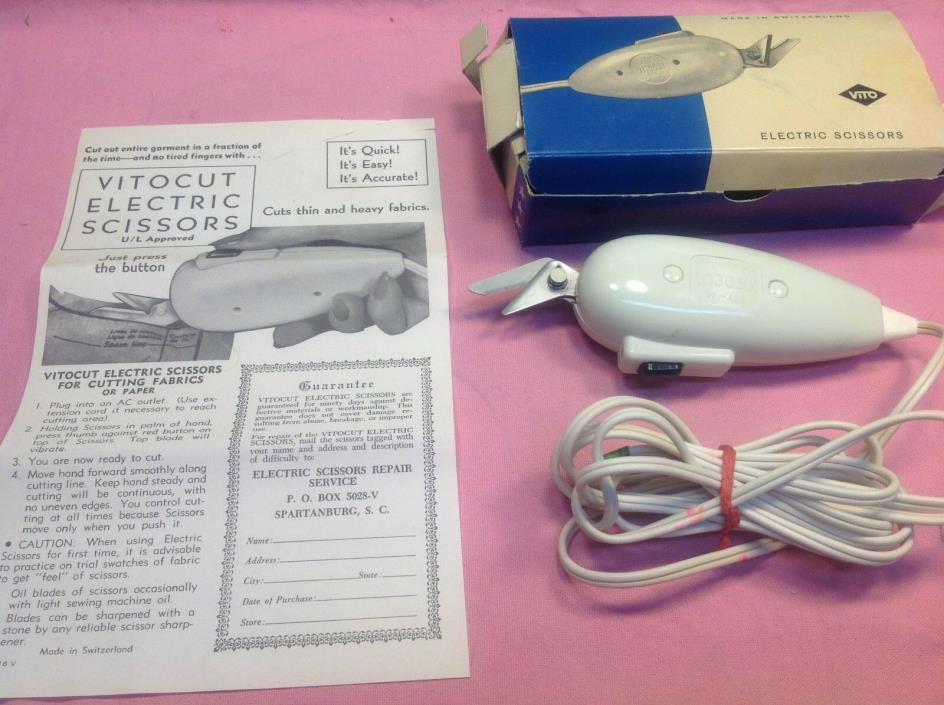Vintage Vito Cut - Electric Scissor - Swiss made - Includes original box