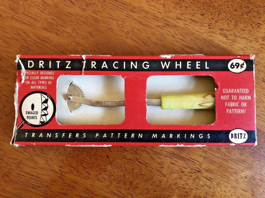 Vintage DRITZ Tracing Wheel In Original Box