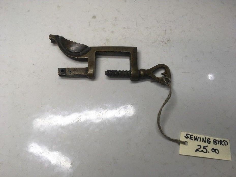 Vintage Brass Sewing Machine Bird Parts