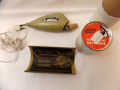 Vintage THOR Electric Scissors with Original Box and Manual TESTED WORKS