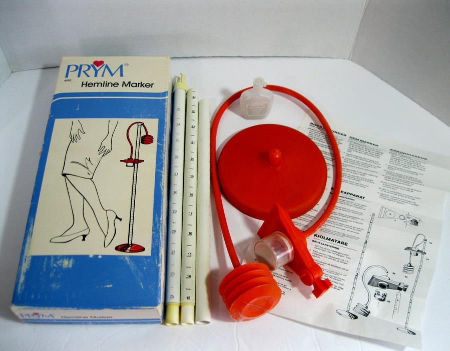 Vtg In Box Prym Hemline Marker For Sewing Made In Germany Dressmaker Tool 4590